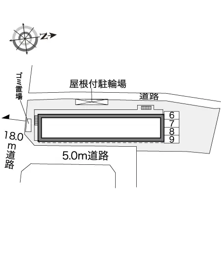 ★手数料０円★東大和市蔵敷　月極駐車場（LP）